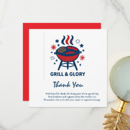 4 de julho de Cartões de agradecimentos - Apreciaç