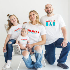 4 de julho de T-Shirt Pai Americano