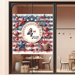 4 de Julho Dia da Independência Americana Estrelas
