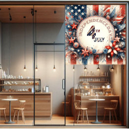 4 de Julho Dia da Independência Americana Estrelas