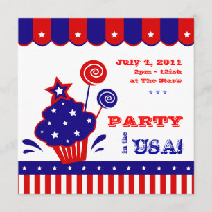 4 de julho Dia da Independência CHURRASCO Convite