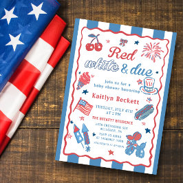 4 de julho, Red White e Convite para Chá de fralda