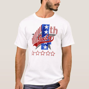 4 de julho t-shirt do Dia da Independência