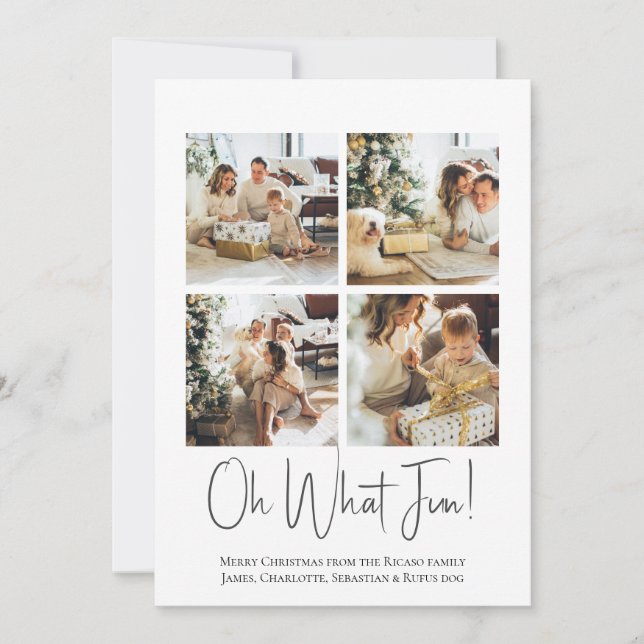 4 Foto oh Que modelo de Natal Divertido (Frente)