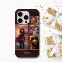 4 Fotografia Madeira Grain Timber Personalizado No