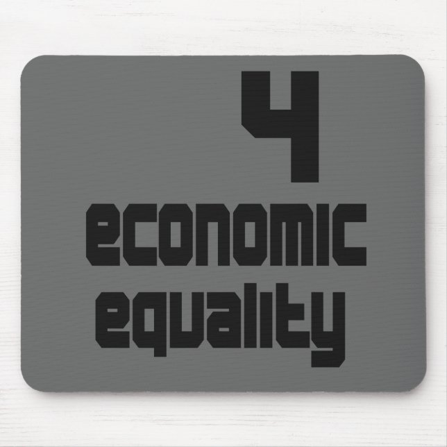 4 Mousepad para Igualdade Econômica (Frente)