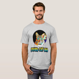 4.O melhor pai de gato significa camisetas, camisa