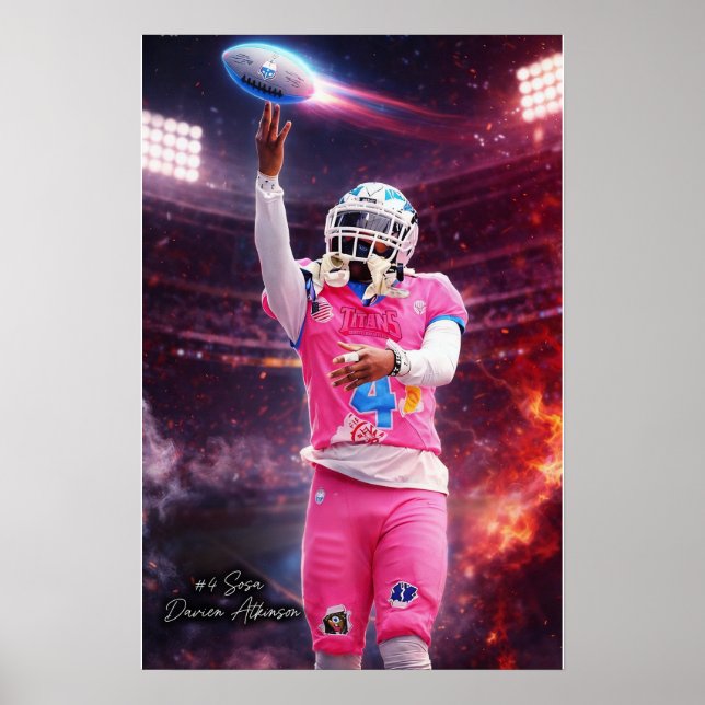 #4 Sosa Davien Atkinson Poster (Frente)