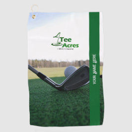 4 Tee Acres Toalhas de Golfe Personalizadas