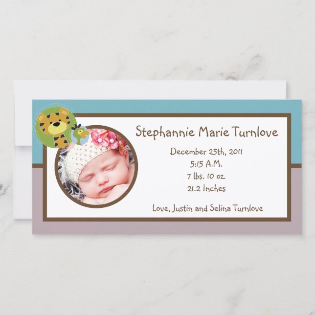 4 x 8 Foto Anúncio da Selva Tales Safari (Frente)