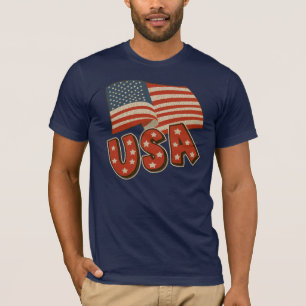 4o de t-shirt de julho EUA
