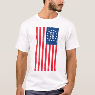 4o do divertimento do t-shirt da bandeira