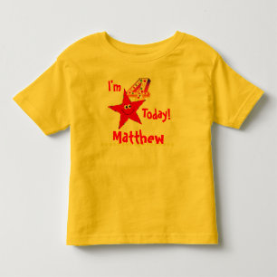 4o Estrelas do vermelho da camisa da festa de