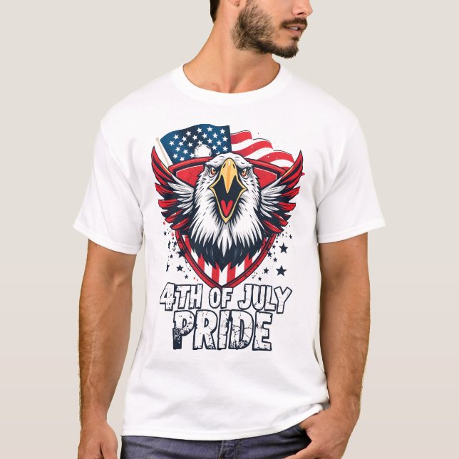 4th of July Pride | Independence Day T-Shirt (Frente)