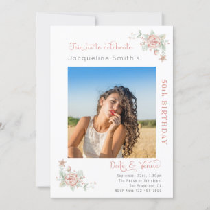 50º Aniversário Convite à Fotografia Floral