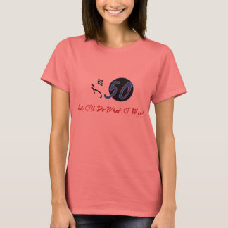 50º aniversário da T-Shirt feminina!