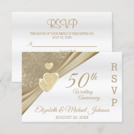 50º aniversário de casamento da Elegant - RSVP