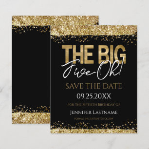 50º Aniversário Guardar o Convite de Orçamento de 