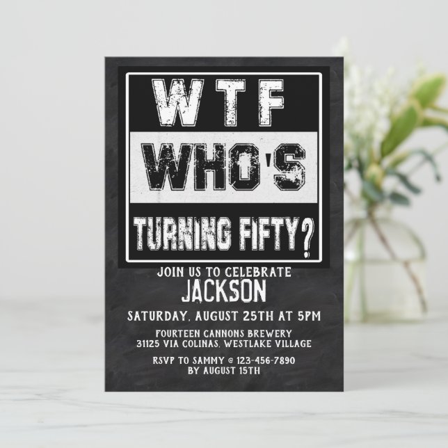 50º aniversário, HETERO fora das ANOS 50 (Em pé/Frente)