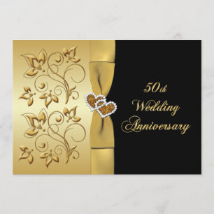 50º Aniversário Juntou Corações 3 Convite