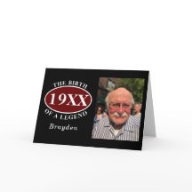 50º Aniversário Modelo De Foto Nascido De Uma Lege