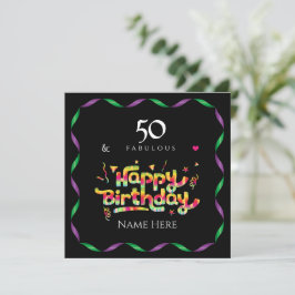 50º aniversário para alguém fabuloso