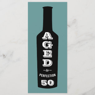 50º Aniversário Vinho de Convite Envelhecido em 
