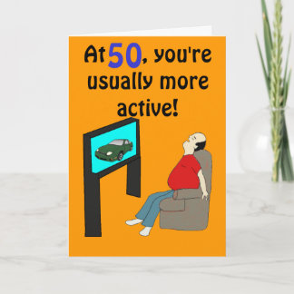 50º Cartão de aniversário