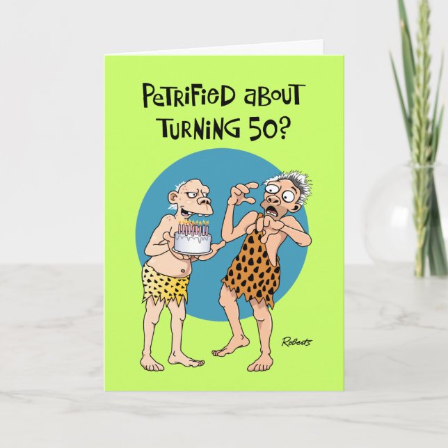 50º Cartão de Aniversário do Filho (Frente)