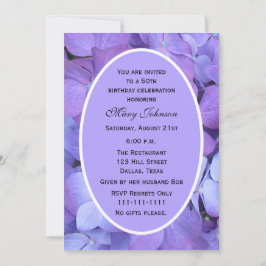 50º Convite de aniversário