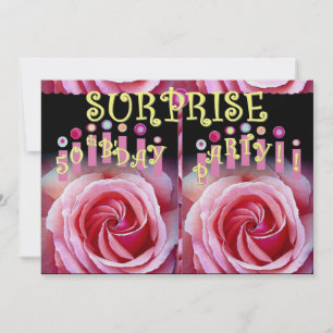 50º Convite de aniversário SURPRESA