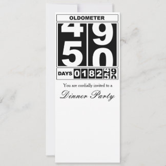 50º Convite Oldometer de Aniversário