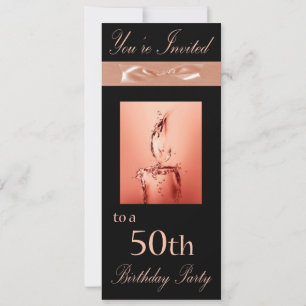 50º Convite Personalizado de Festa de aniversári
