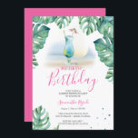 50º Convites de aniversário Tropicais<br><div class="desc">Torne seus 50 anos inesquecíveis com esses únicos 50 convites de festas de aniversários, perfeitos para uma celebração adulta cheia de talento tropical e diversão. Quer você esteja planejando uma festa surpresa ou um bash de uma ilha, esta design traz à vida suas ideias de luau havaiano. Apresentando bebidas originais...</div>