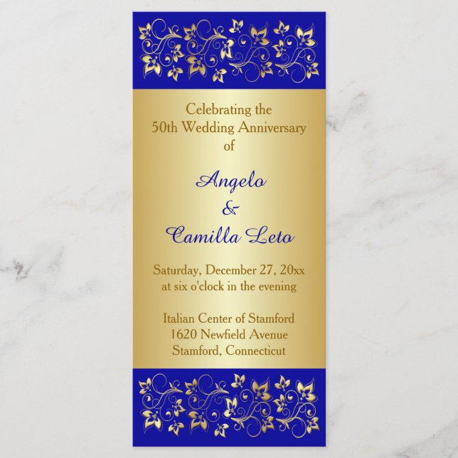 50º Programa de Renovação de Votações do Aniversár (Frente)