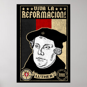 500º aniversário da reforma Luther Poster