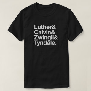 500th Camisa de Luther Calvin da reforma do