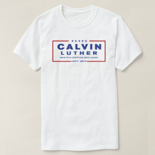 500th Camisa de Luther Calvin da reforma do