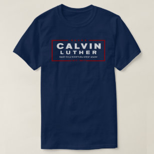 500th Camisa de Luther Calvin da reforma do
