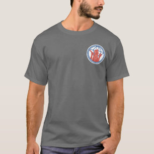 504th Remendo do bolso de PIR + T-shirt