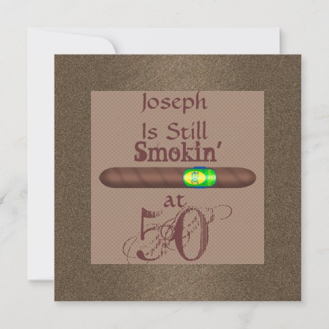 50. º Aniversário Convites (Frente)