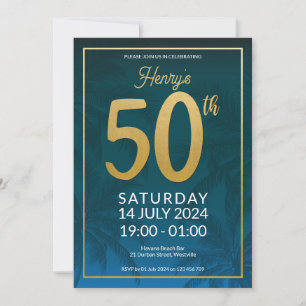50.º Convite de aniversário com Palmeiras