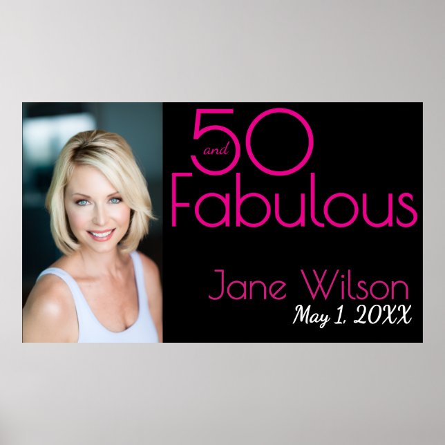 50 and Fabulous Poster (Frente)