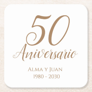 50 Aniversário Palhaço Espanhol Porta-Copos de Pap