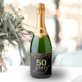 50 Anos De Casamento Chic Black E Dourado