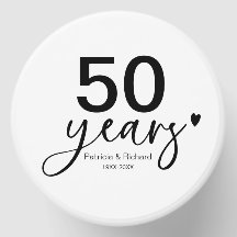 50 Anos de Casamento Preto e Branco
