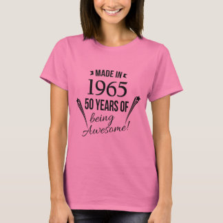 50 anos de ser t-shirt impressionante
