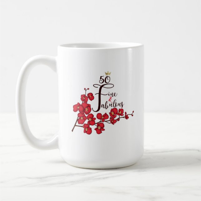 50 caneca de café fina e fabulosa 15oz (Esquerda)