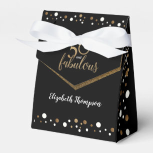 50 e fabulosa 50ª caixa de aniversário Dourada C