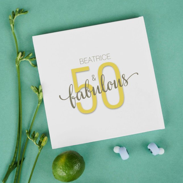 50 e Fabulosa Tipografia Dourada de Aniversário (Criador carregado)